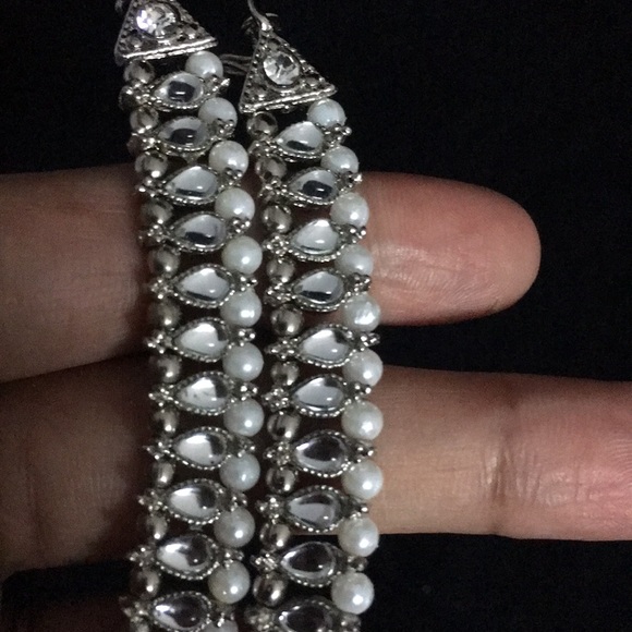 NWOT pair of silver polish Anklets - Picture 7 of 7